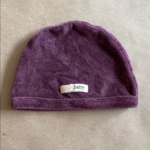 L’ovedbaby velour eggplants hat